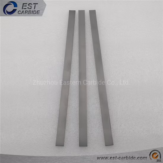 Tiras de carburo de tungsteno cementado K10, K20, K30 para trabajar la madera